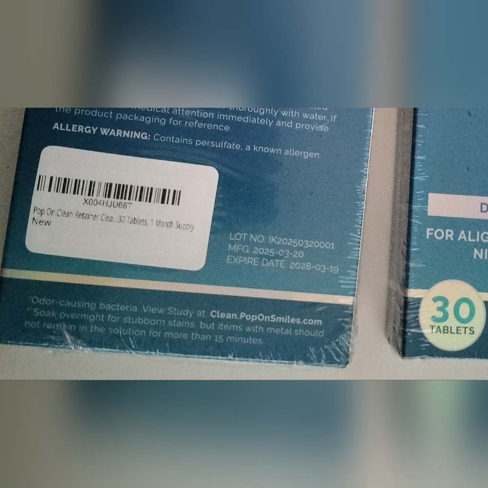 2pck Retainer Cleaner (60 Count) - Picture 7 of 7